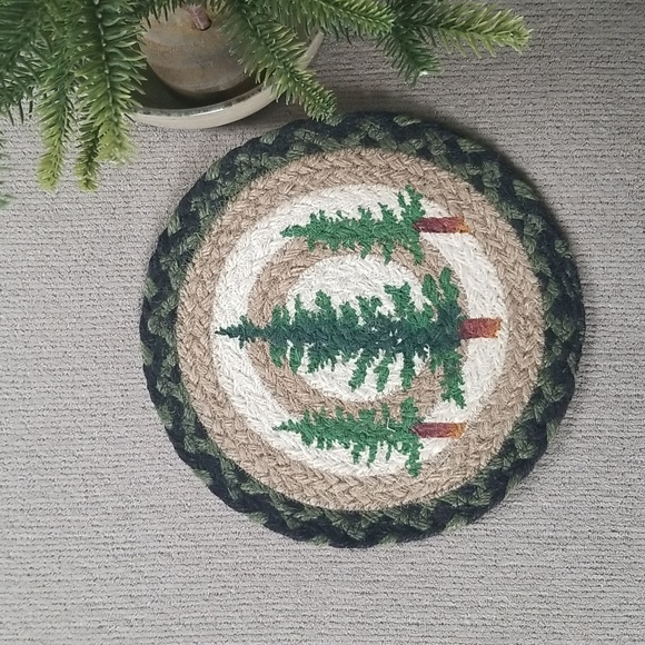 Lodge Trivets, Coasters, Mats. Moose and Pine Tree Set - Picture 4 of 4